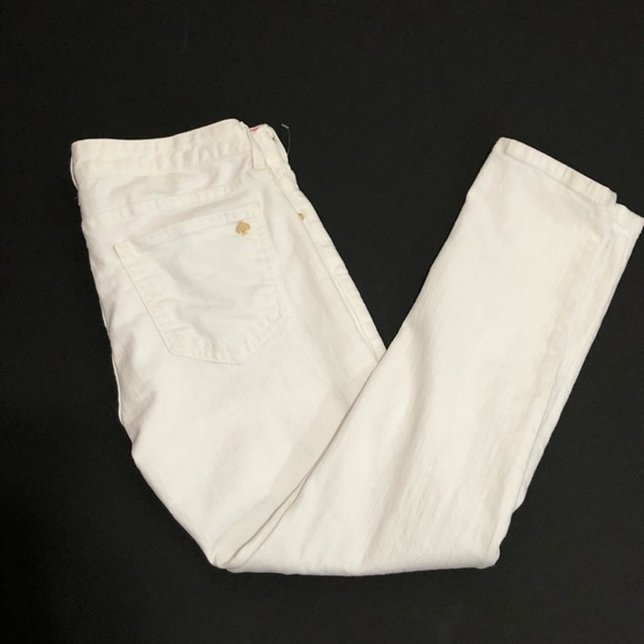Kate Spade Broome Street Capri Cropped Jeans White - Picture 4 of 7
